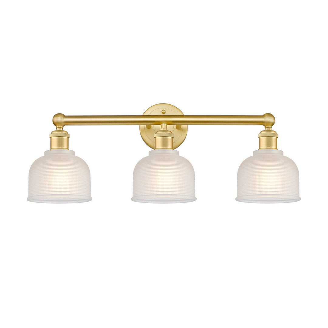 Innovations Edison 616-3W-SG-G411 Bath Vanity Light 24 in. wide - Satin Gold