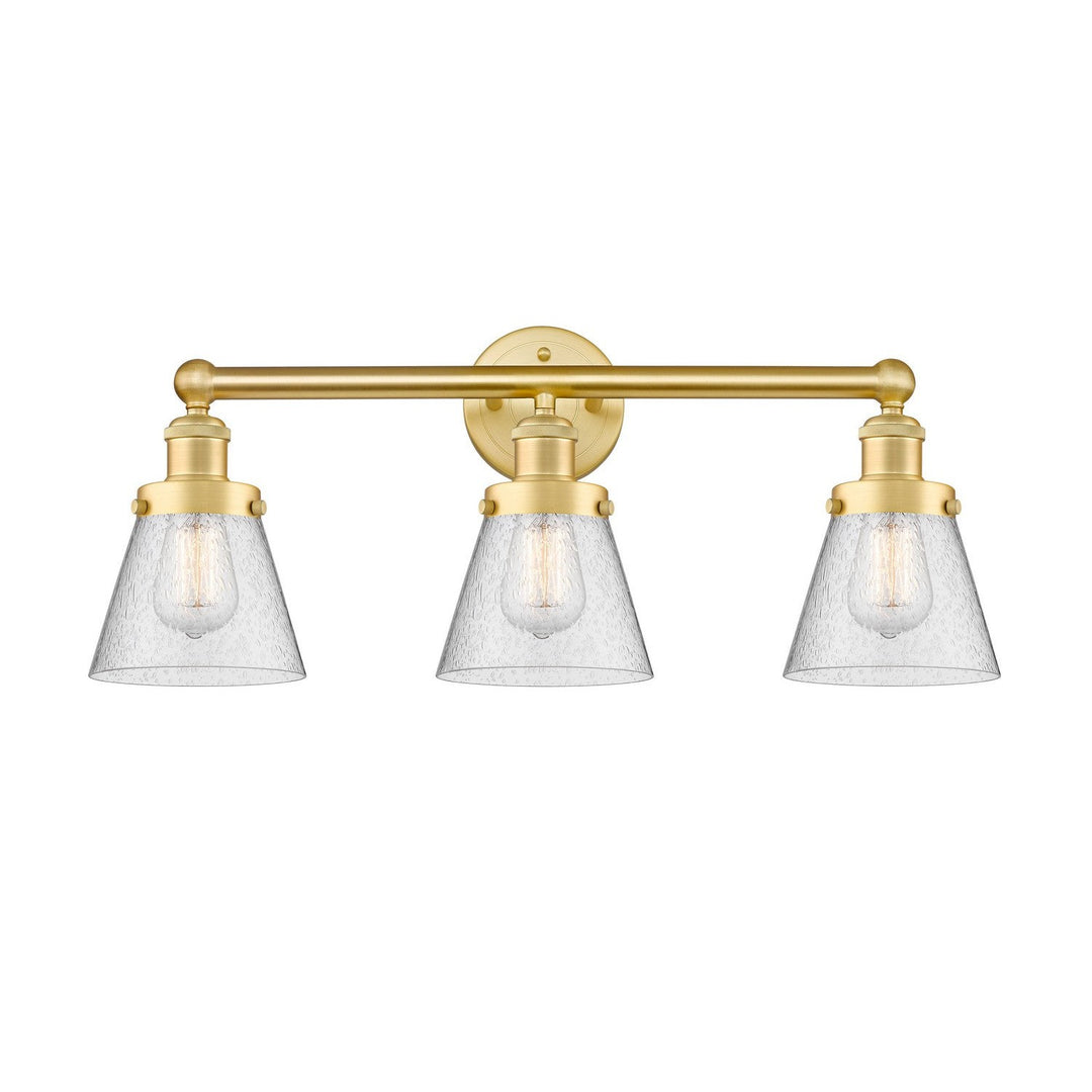 Innovations Edison 616-3W-SG-G64 Bath Vanity Light 25 in. wide - Satin Gold