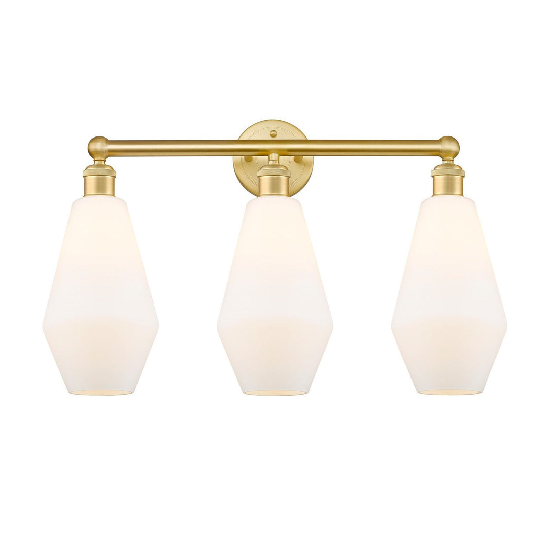 Innovations Downtown Urban 616-3W-SG-G651-7 Bath Vanity Light 25 in. wide - Satin Gold