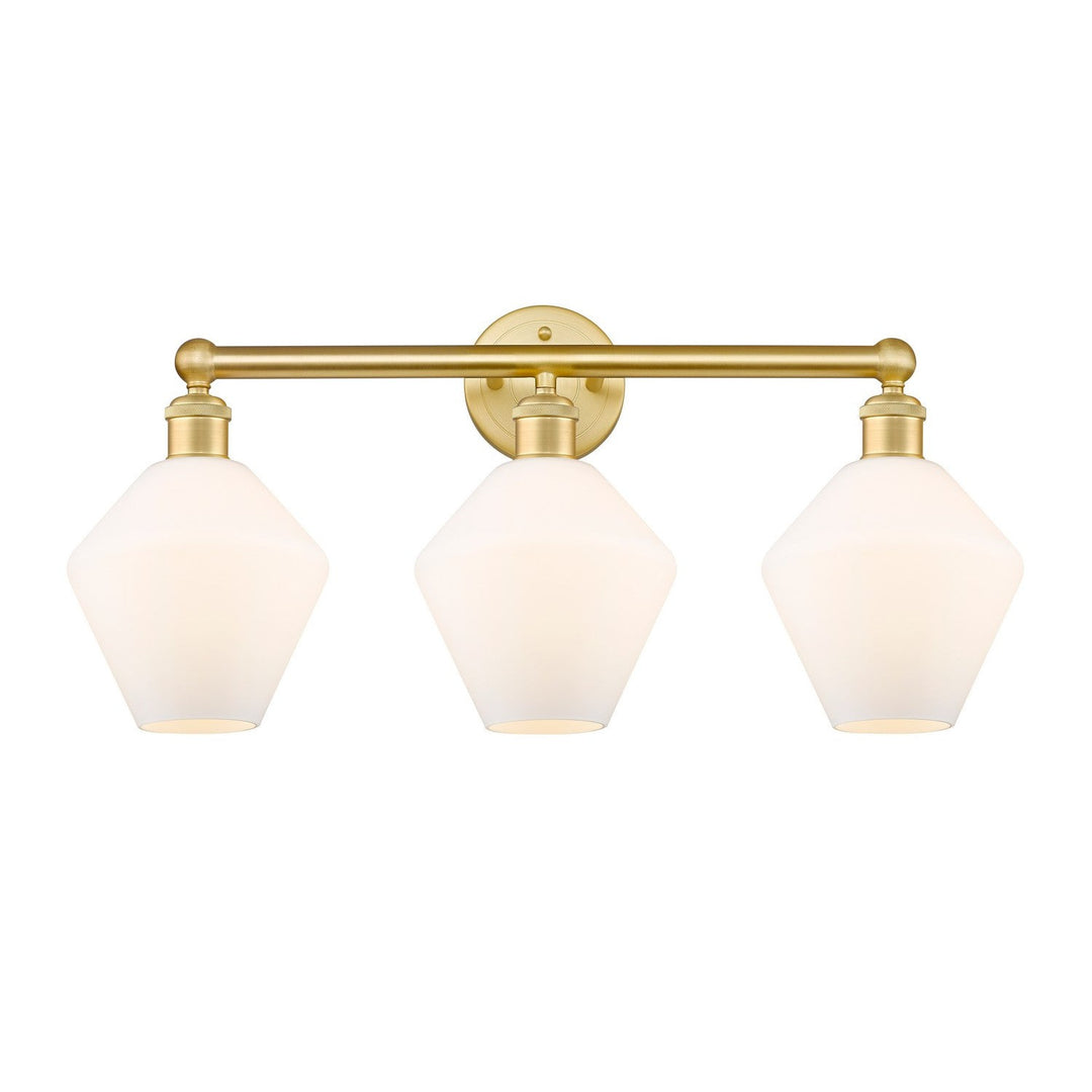 Innovations Downtown Urban 616-3W-SG-G651-8 Bath Vanity Light 26 in. wide - Satin Gold