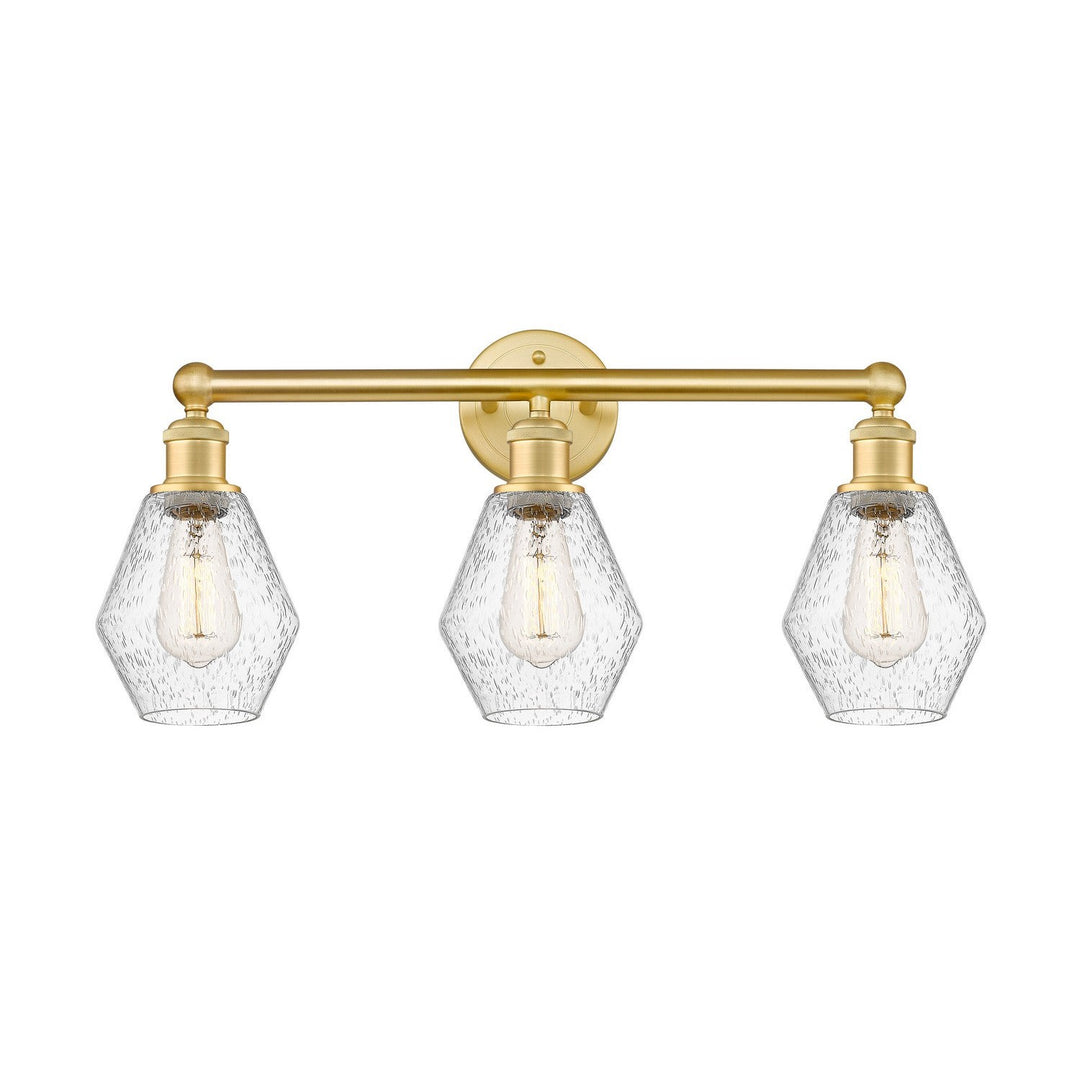 Innovations Edison 616-3W-SG-G654-6 Bath Vanity Light 24 in. wide - Satin Gold