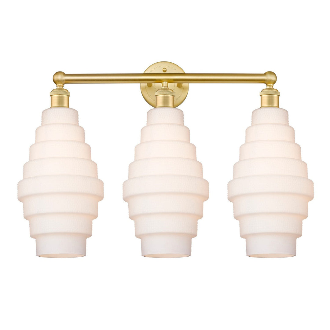 Innovations Downtown Urban 616-3W-SG-G671-8 Bath Vanity Light 26 in. wide - Satin Gold