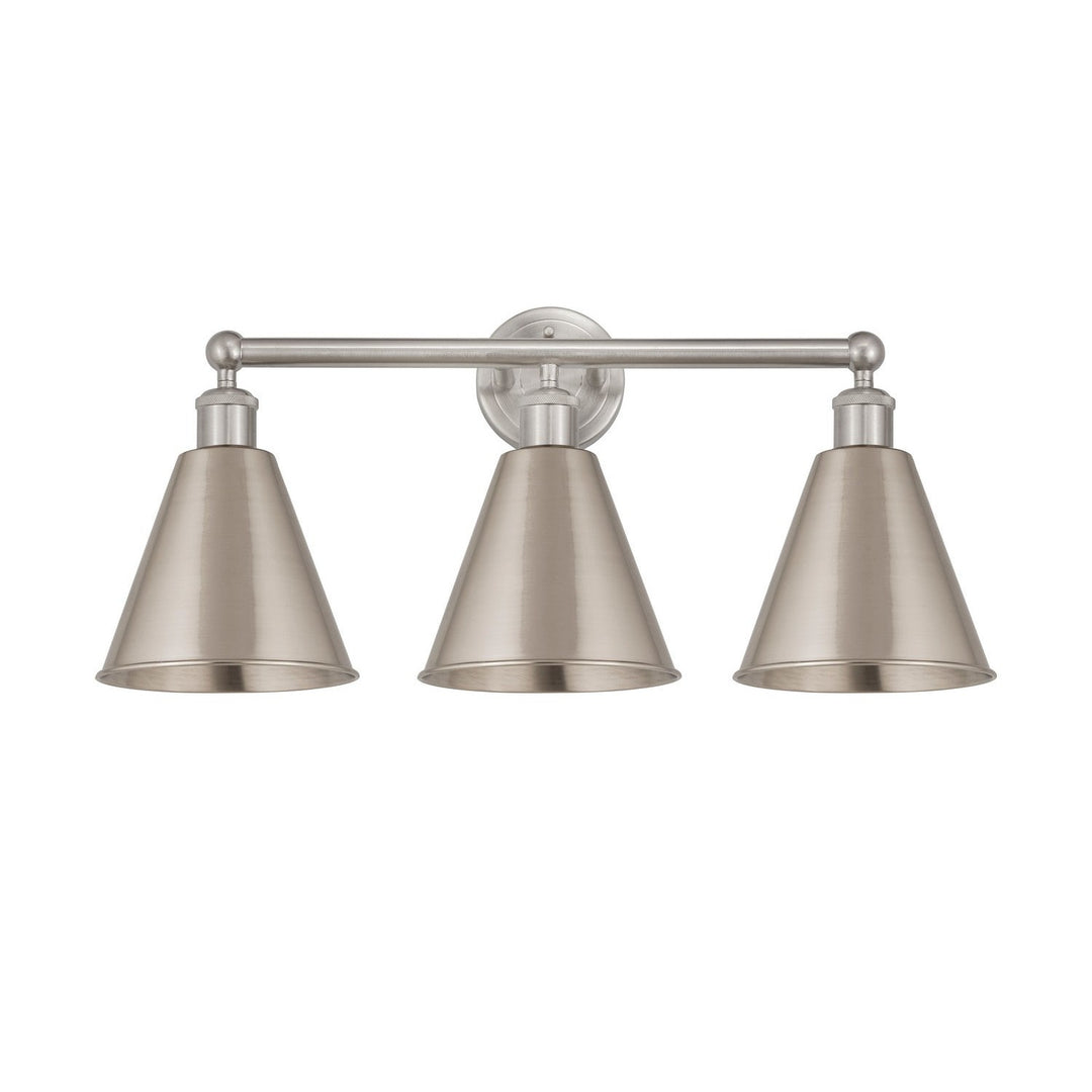 Innovations Downtown Urban 616-3W-SN-MBC-8-SN Bath Vanity Light 26 in. wide - Satin Nickel