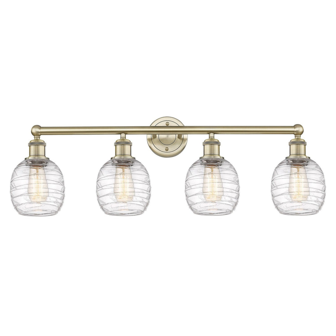 Innovations Edison 616-4W-AB-G1013 Bath Vanity Light 33 in. wide - Antique Brass