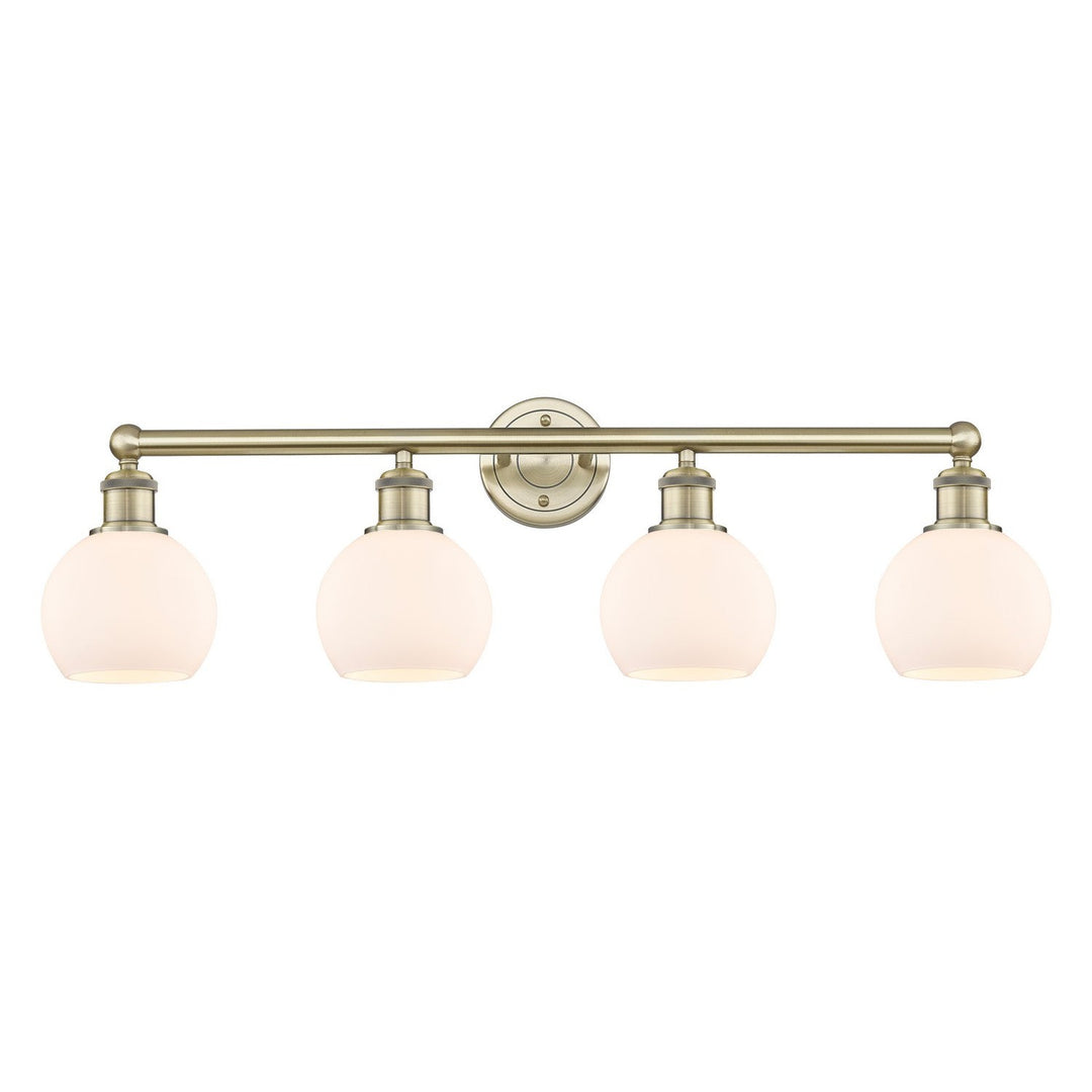 Innovations Edison 616-4W-AB-G121-6 Bath Vanity Light 33 in. wide - Antique Brass