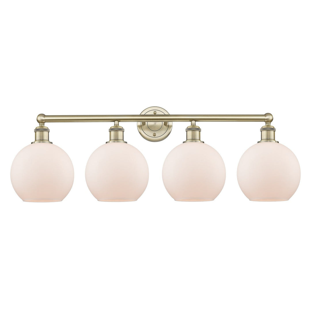 Innovations Downtown Urban 616-4W-AB-G121-8 Bath Vanity Light 35 in. wide - Antique Brass