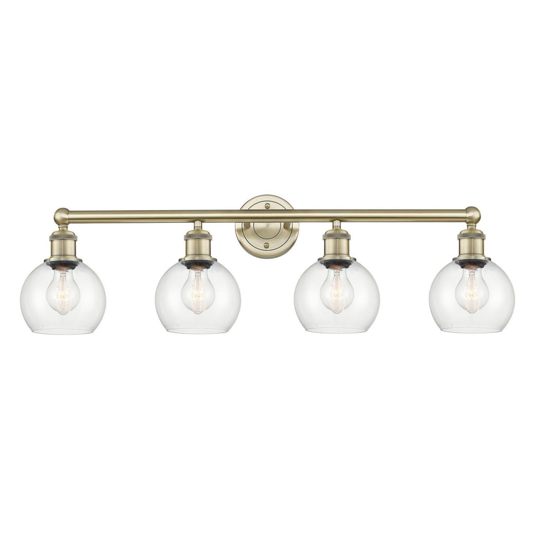 Innovations Edison 616-4W-AB-G122-6 Bath Vanity Light 33 in. wide - Antique Brass