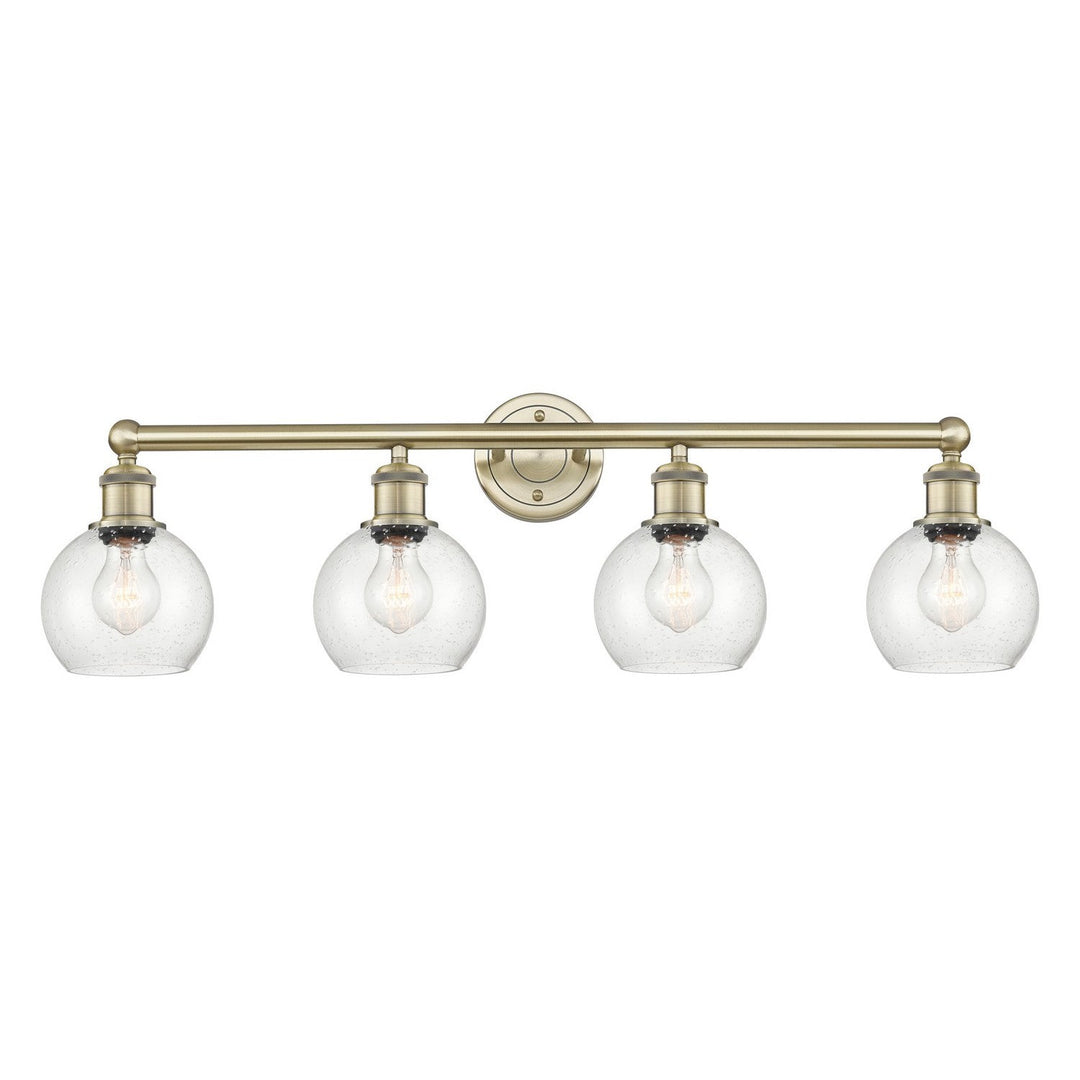 Innovations Edison 616-4W-AB-G124-6 Bath Vanity Light 33 in. wide - Antique Brass