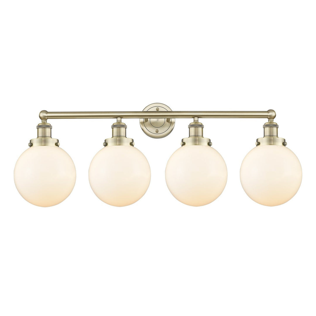 Innovations Edison 616-4W-AB-G201-8 Bath Vanity Light 34 in. wide - Antique Brass