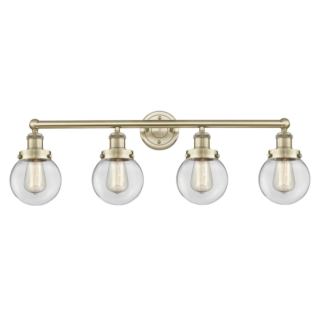 Innovations Edison 616-4W-AB-G202-6 Bath Vanity Light 34 in. wide - Antique Brass