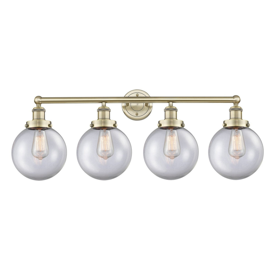 Innovations Edison 616-4W-AB-G202-8 Bath Vanity Light 34 in. wide - Antique Brass