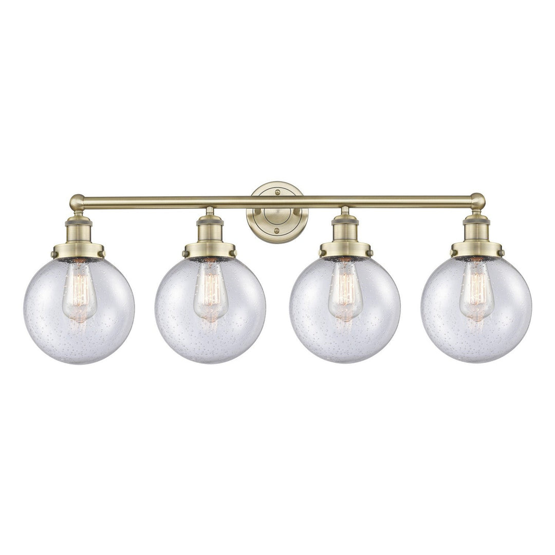 Innovations Edison 616-4W-AB-G204-8 Bath Vanity Light 34 in. wide - Antique Brass