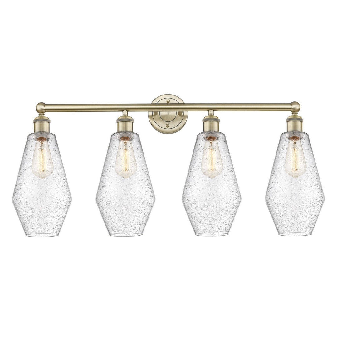 Innovations Downtown Urban 616-4W-AB-G654-7 Bath Vanity Light 34 in. wide - Antique Brass