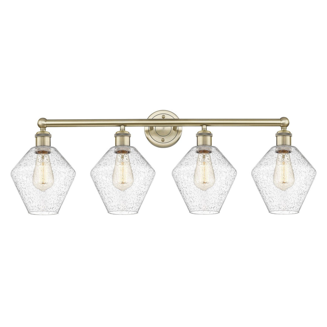 Innovations Downtown Urban 616-4W-AB-G654-8 Bath Vanity Light 35 in. wide - Antique Brass