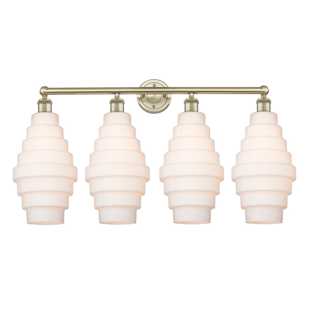 Innovations Downtown Urban 616-4W-AB-G671-8 Bath Vanity Light 35 in. wide - Antique Brass