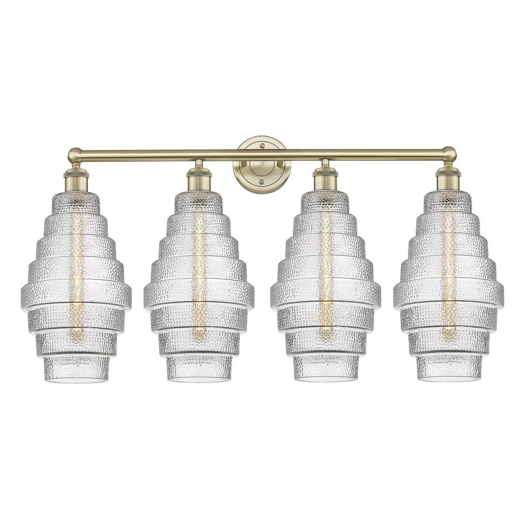 Innovations Downtown Urban 616-4W-AB-G672-8 Bath Vanity Light 35 in. wide - Antique Brass
