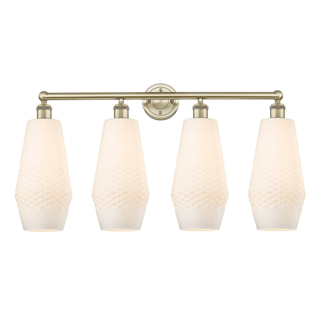 Innovations Downtown Urban 616-4W-AB-G681-7 Bath Vanity Light 34 in. wide - Antique Brass
