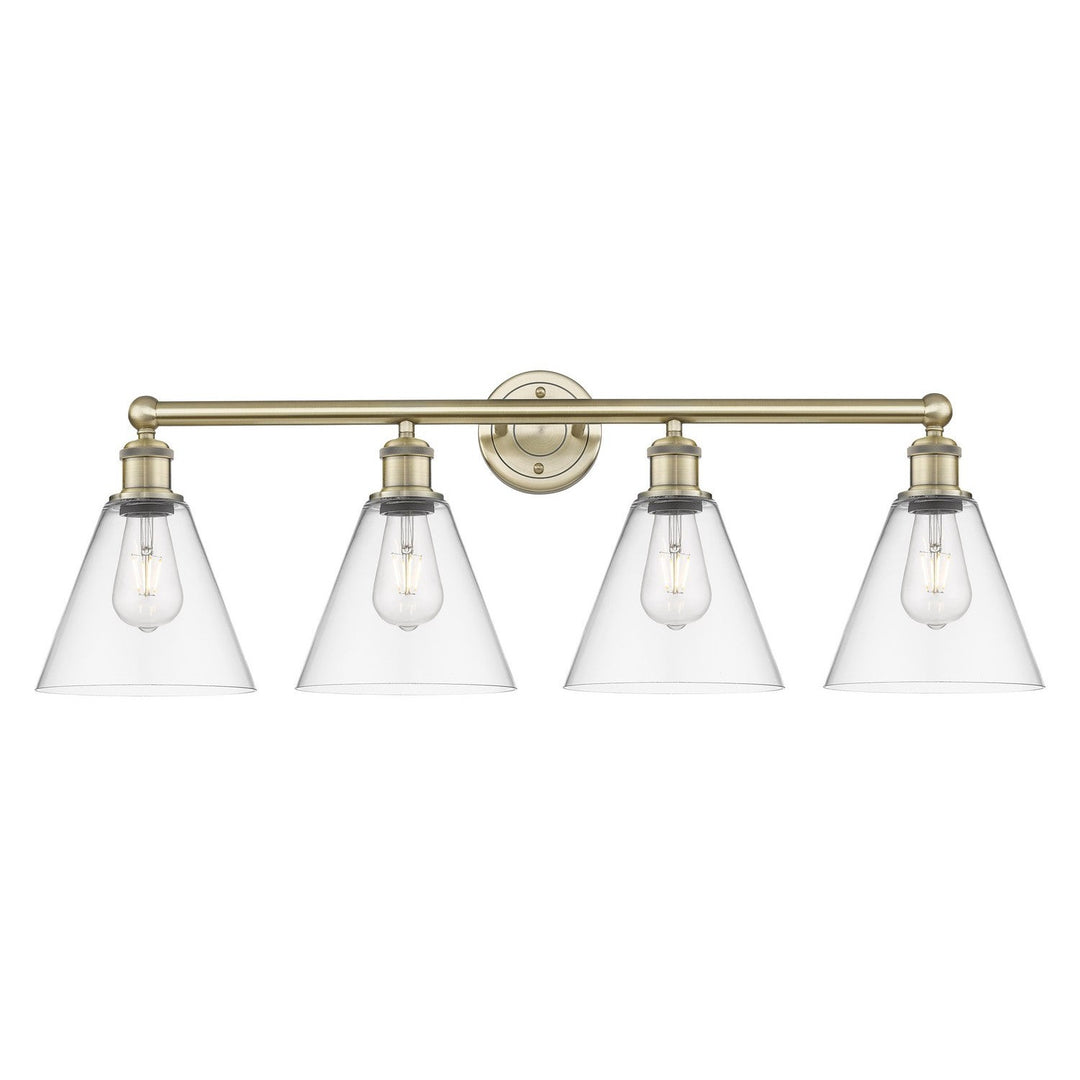 Innovations Downtown Urban 616-4W-AB-GBC-82 Bath Vanity Light 35 in. wide - Antique Brass