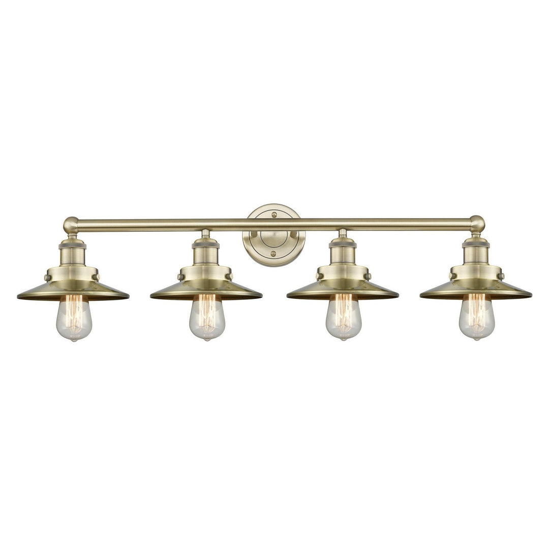 Innovations Downtown Urban 616-4W-AB-M4-AB Bath Vanity Light 35 in. wide - Antique Brass