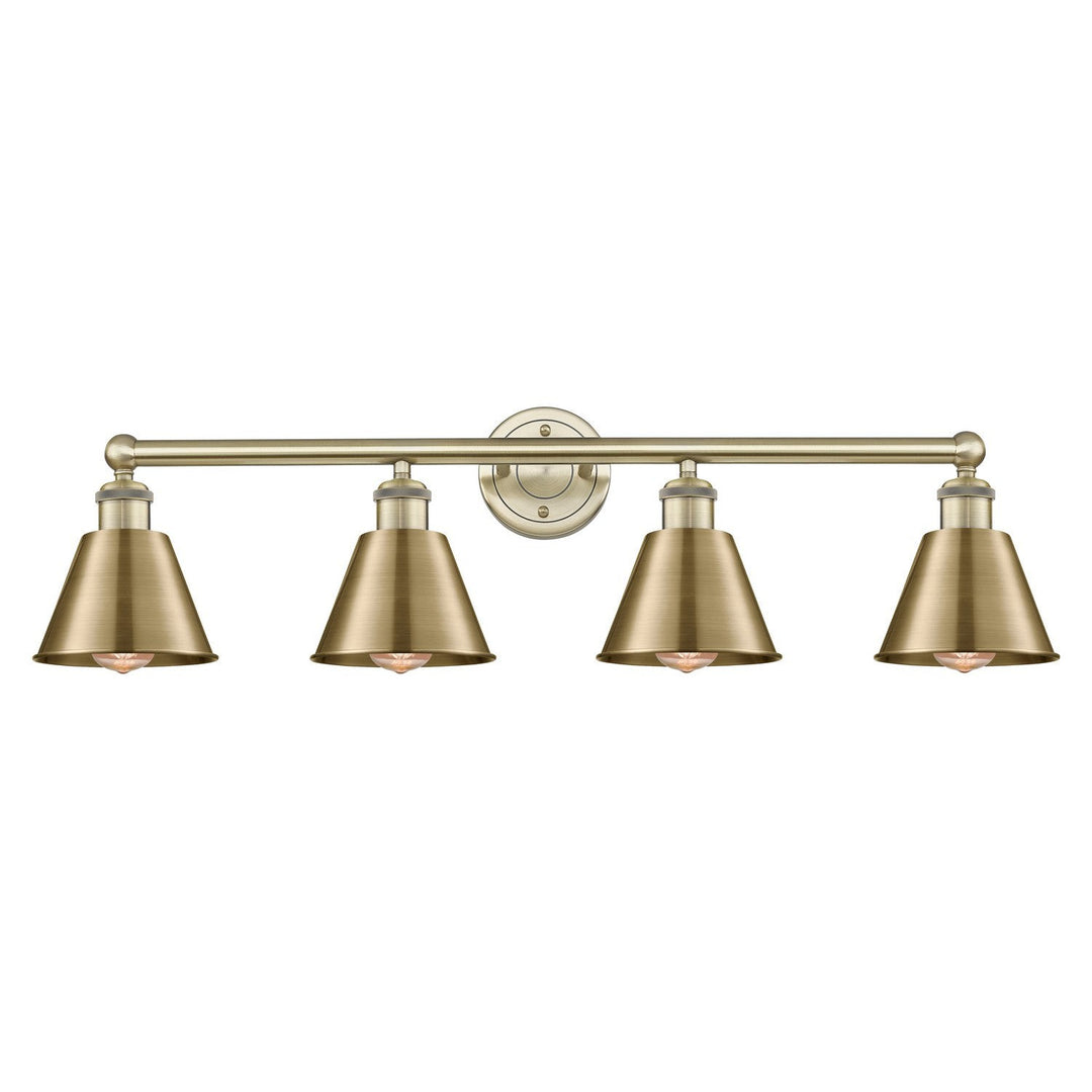 Innovations Ballston 616-4W-AB-M8-AB Bath Vanity Light 34 in. wide - Antique Brass