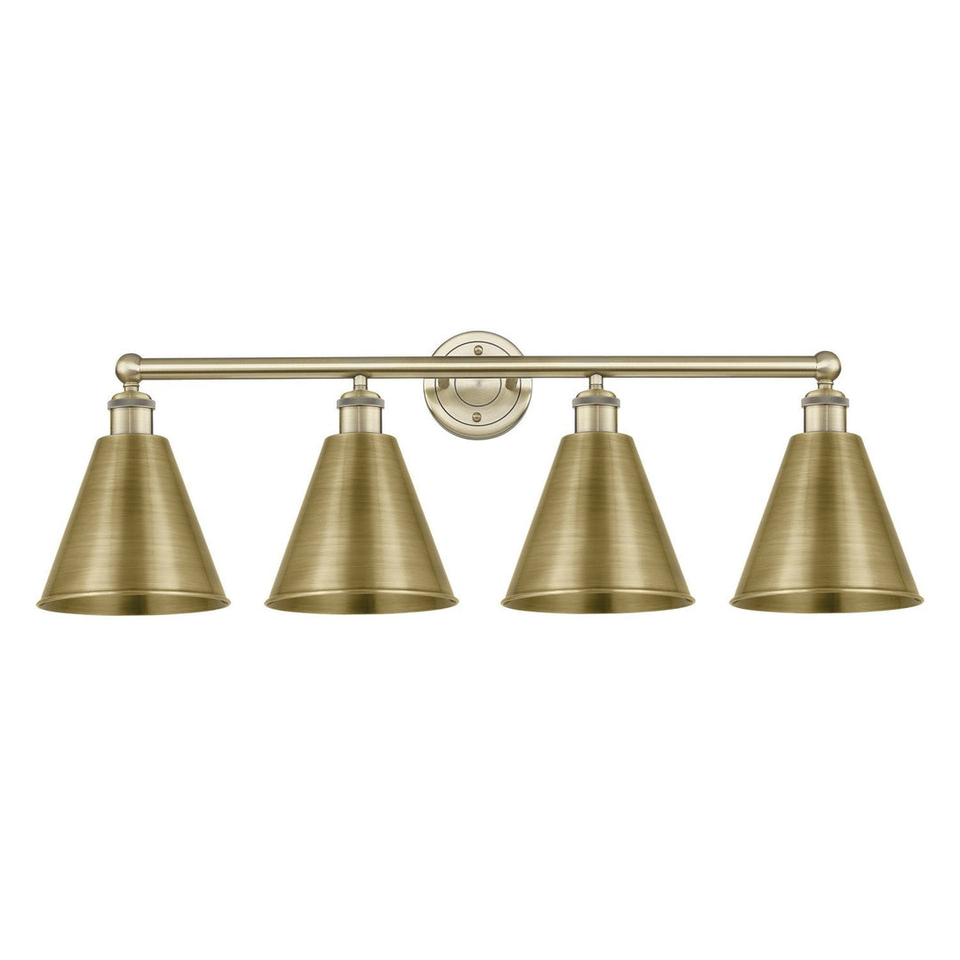 Innovations Downtown Urban 616-4W-AB-MBC-8-AB Bath Vanity Light 35 in. wide - Antique Brass