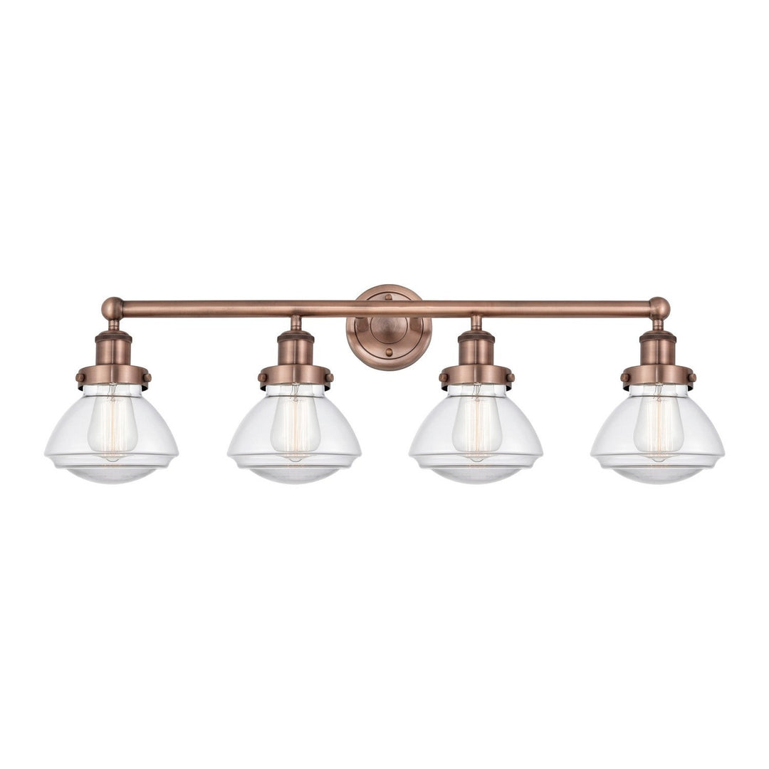 Innovations Edison 616-4W-AC-G322 Bath Vanity Light 34 in. wide - Antique Copper