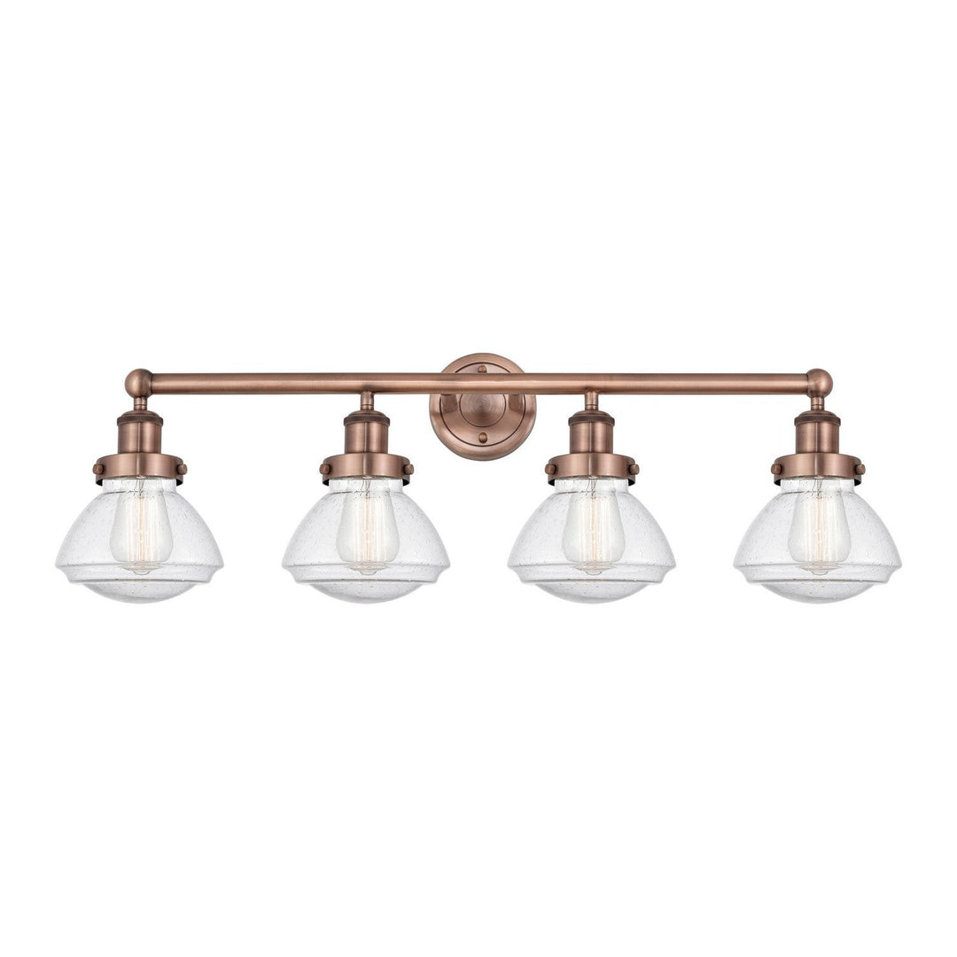 Innovations Edison 616-4W-AC-G324 Bath Vanity Light 34 in. wide - Antique Copper