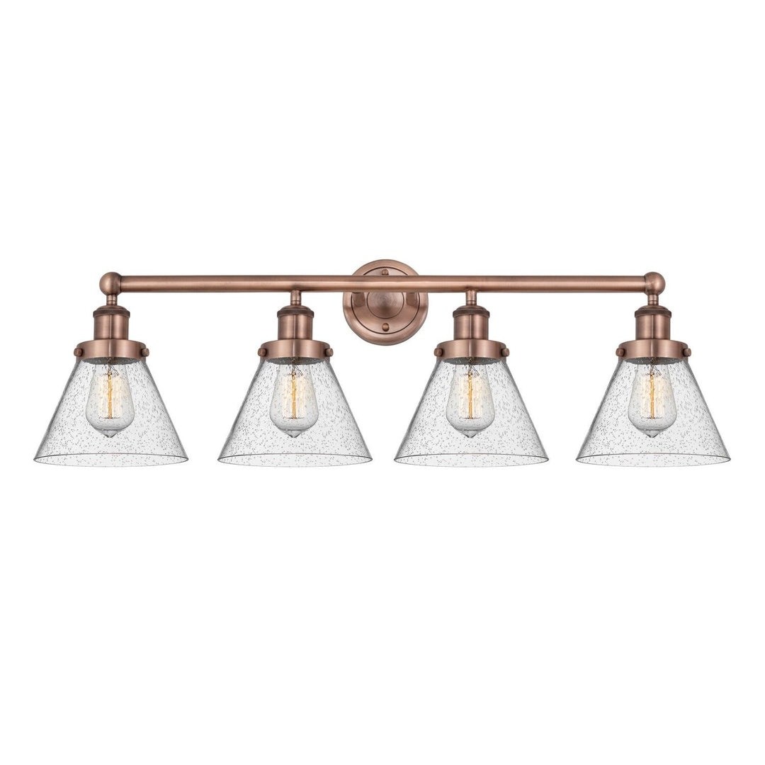 Innovations Edison 616-4W-AC-G44 Bath Vanity Light 34 in. wide - Antique Copper