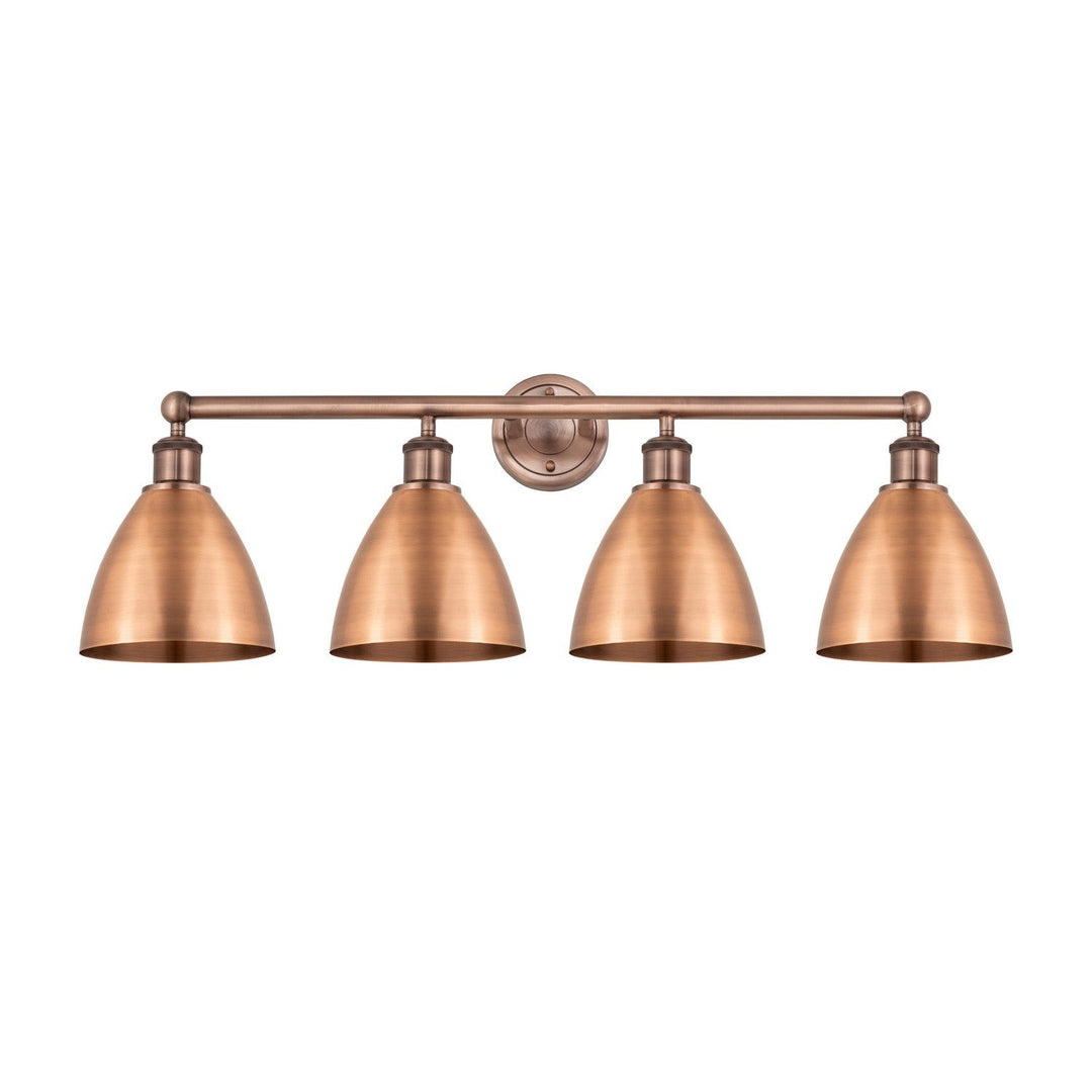 Innovations Edison 616-4W-AC-MBD-75-AC Bath Vanity Light 35 in. wide - Antique Copper