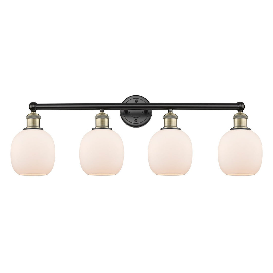 Innovations Edison 616-4W-BAB-G101 Bath Vanity Light 33 in. wide - Black Antique Brass