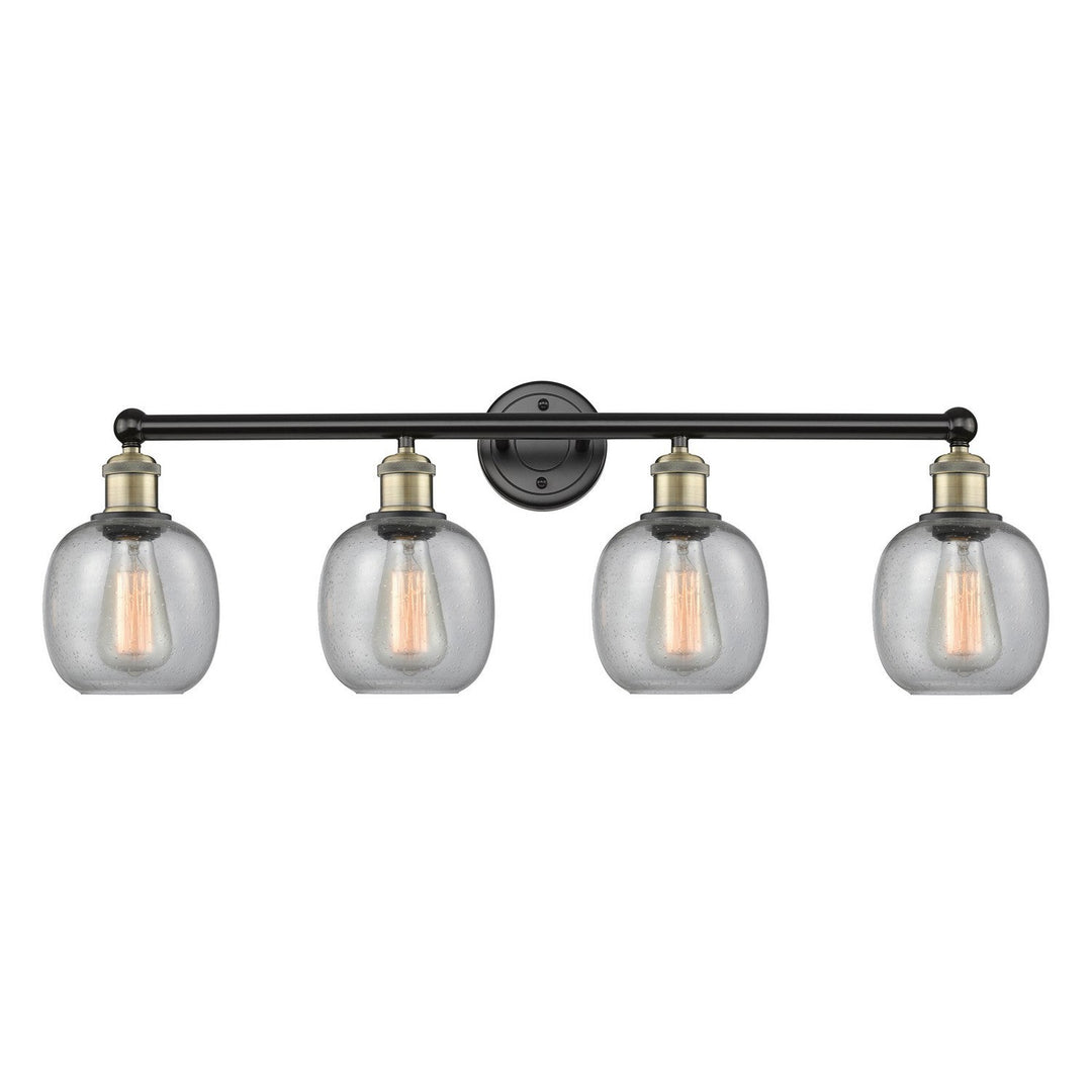 Innovations Edison 616-4W-BAB-G104 Bath Vanity Light 33 in. wide - Black Antique Brass