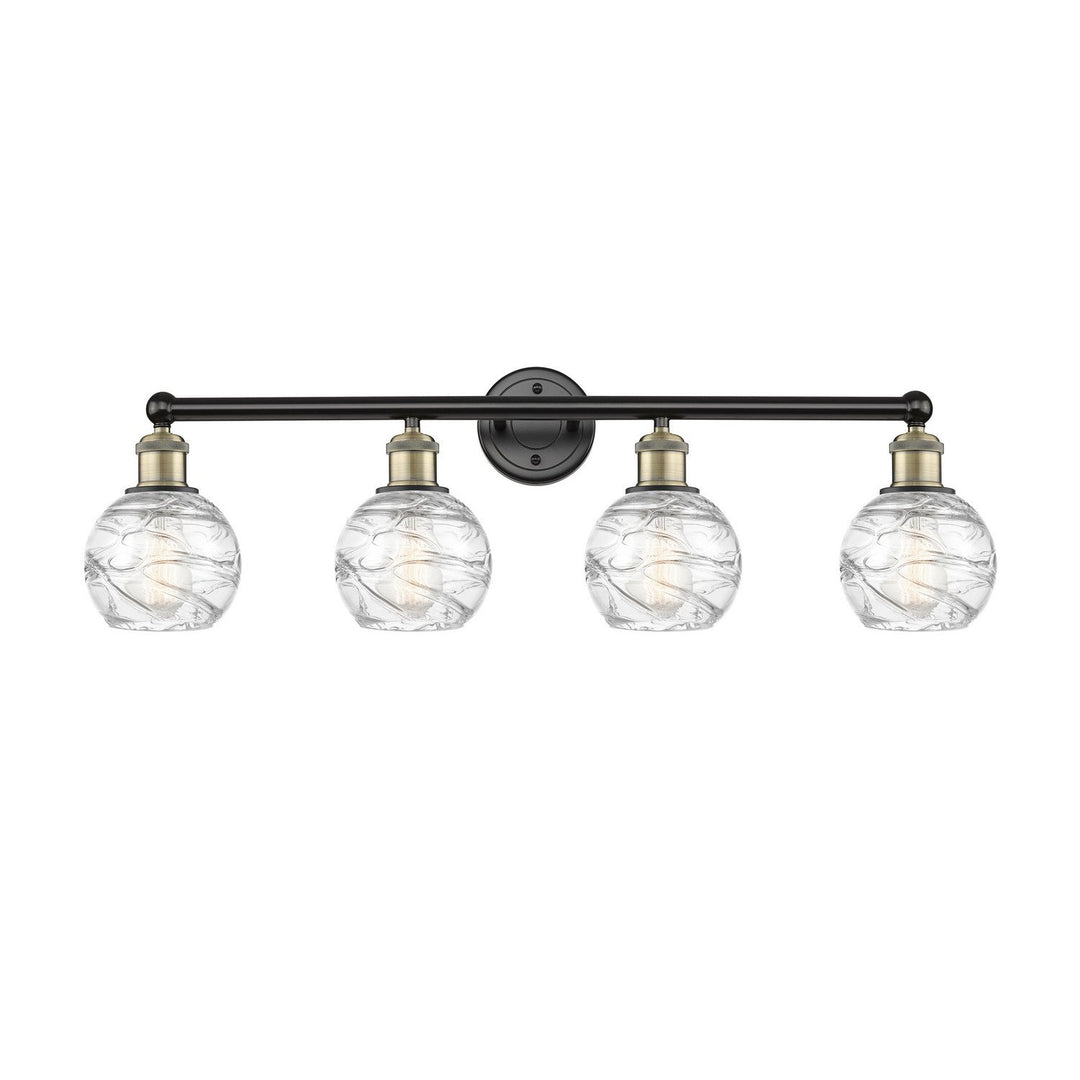 Innovations Edison 616-4W-BAB-G1213-6 Bath Vanity Light 33 in. wide - Black Antique Brass