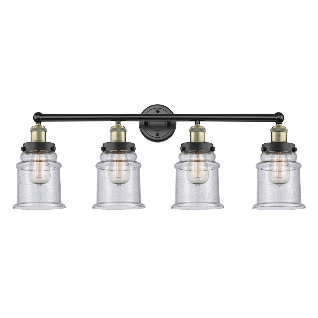 Innovations Edison 616-4W-BAB-G184 Bath Vanity Light 33 in. wide - Black Antique Brass