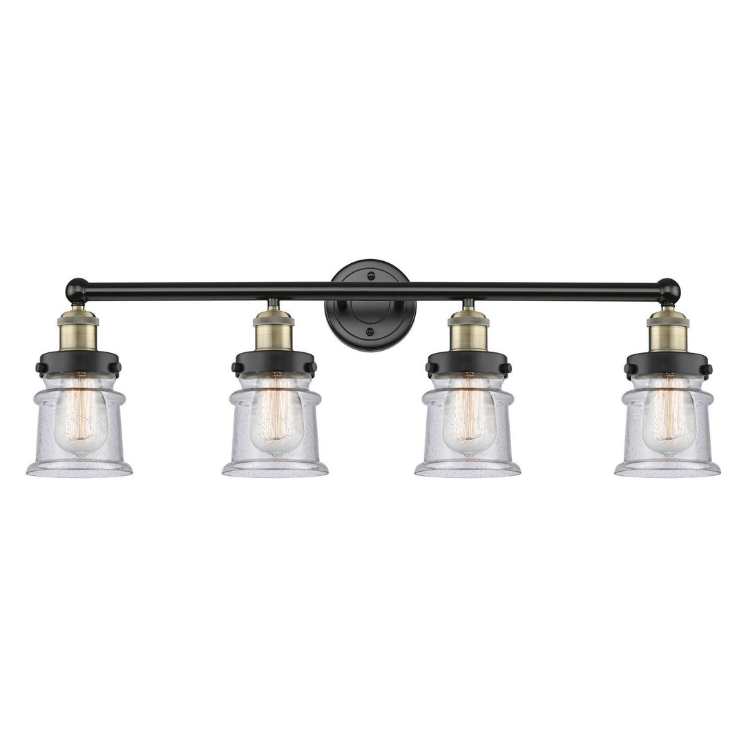Innovations Edison 616-4W-BAB-G184S Bath Vanity Light 33 in. wide - Black Antique Brass