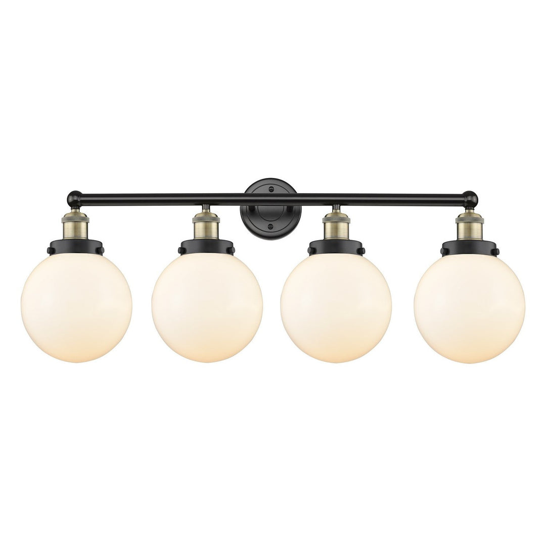 Innovations Edison 616-4W-BAB-G201-8 Bath Vanity Light 34 in. wide - Black Antique Brass