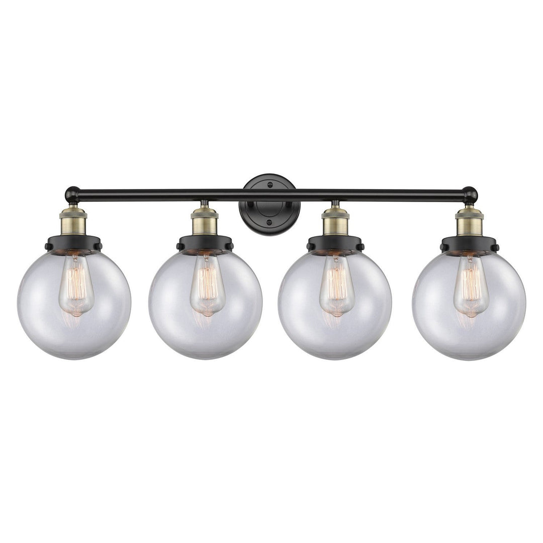 Innovations Edison 616-4W-BAB-G202-8 Bath Vanity Light 34 in. wide - Black Antique Brass