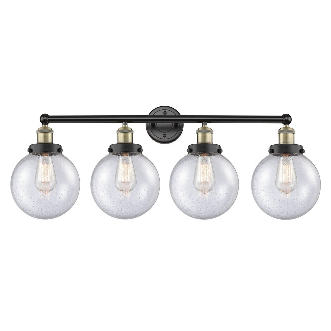Innovations Edison 616-4W-BAB-G204-8 Bath Vanity Light 34 in. wide - Black Antique Brass