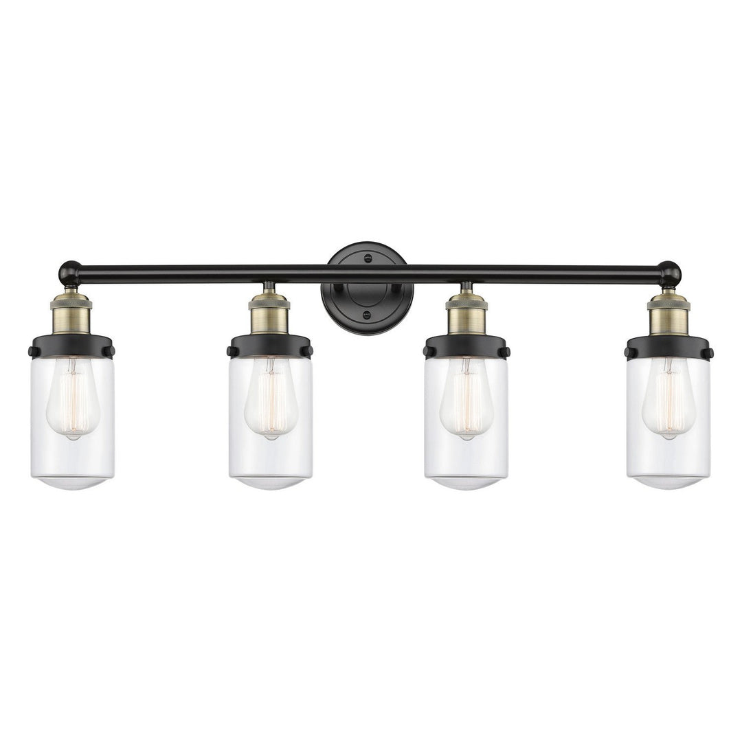 Innovations Edison 616-4W-BAB-G312 Bath Vanity Light 34 in. wide - Black Antique Brass