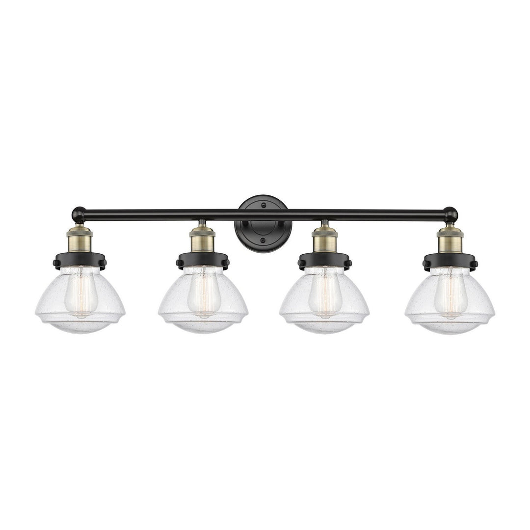 Innovations Edison 616-4W-BAB-G324 Bath Vanity Light 34 in. wide - Black Antique Brass