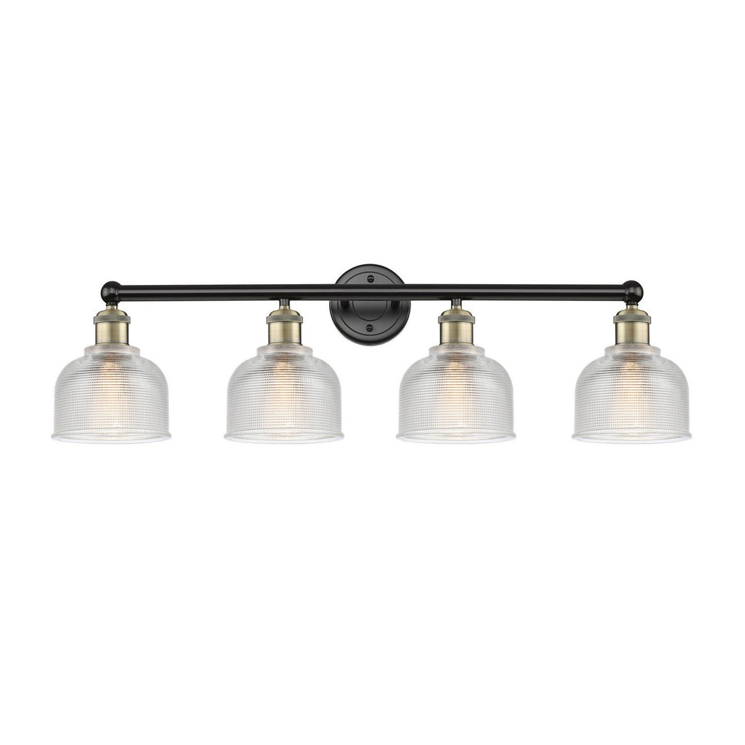 Innovations Edison 616-4W-BAB-G412 Bath Vanity Light 33 in. wide - Black Antique Brass