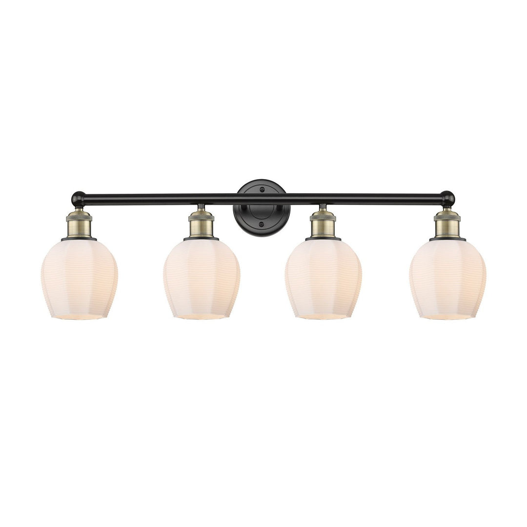 Innovations Edison 616-4W-BAB-G461-6 Bath Vanity Light 33 in. wide - Black Antique Brass