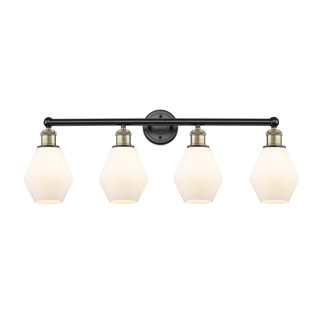 Innovations Edison 616-4W-BAB-G651-6 Bath Vanity Light 33 in. wide - Black Antique Brass