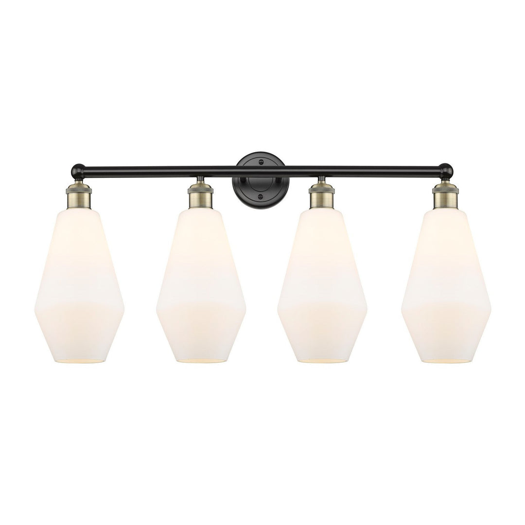 Innovations Downtown Urban 616-4W-BAB-G651-7 Bath Vanity Light 34 in. wide - Black Antique Brass