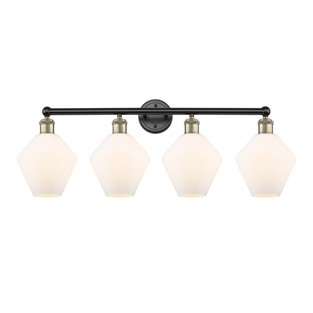 Innovations Downtown Urban 616-4W-BAB-G651-8 Bath Vanity Light 35 in. wide - Black Antique Brass