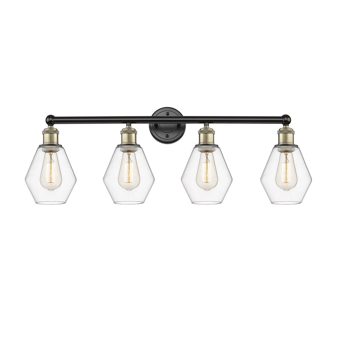 Innovations Edison 616-4W-BAB-G652-6 Bath Vanity Light 33 in. wide - Black Antique Brass