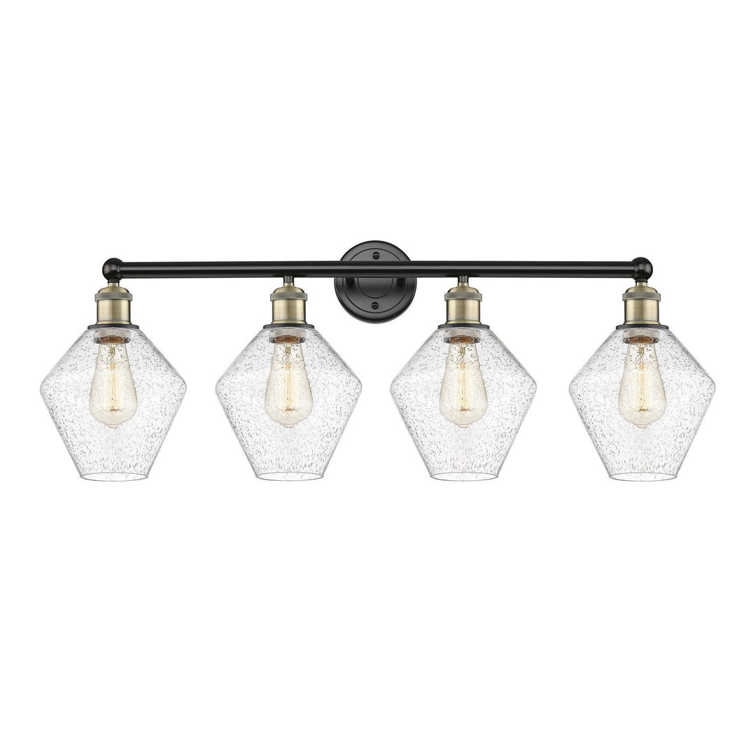 Innovations Downtown Urban 616-4W-BAB-G654-8 Bath Vanity Light 35 in. wide - Black Antique Brass