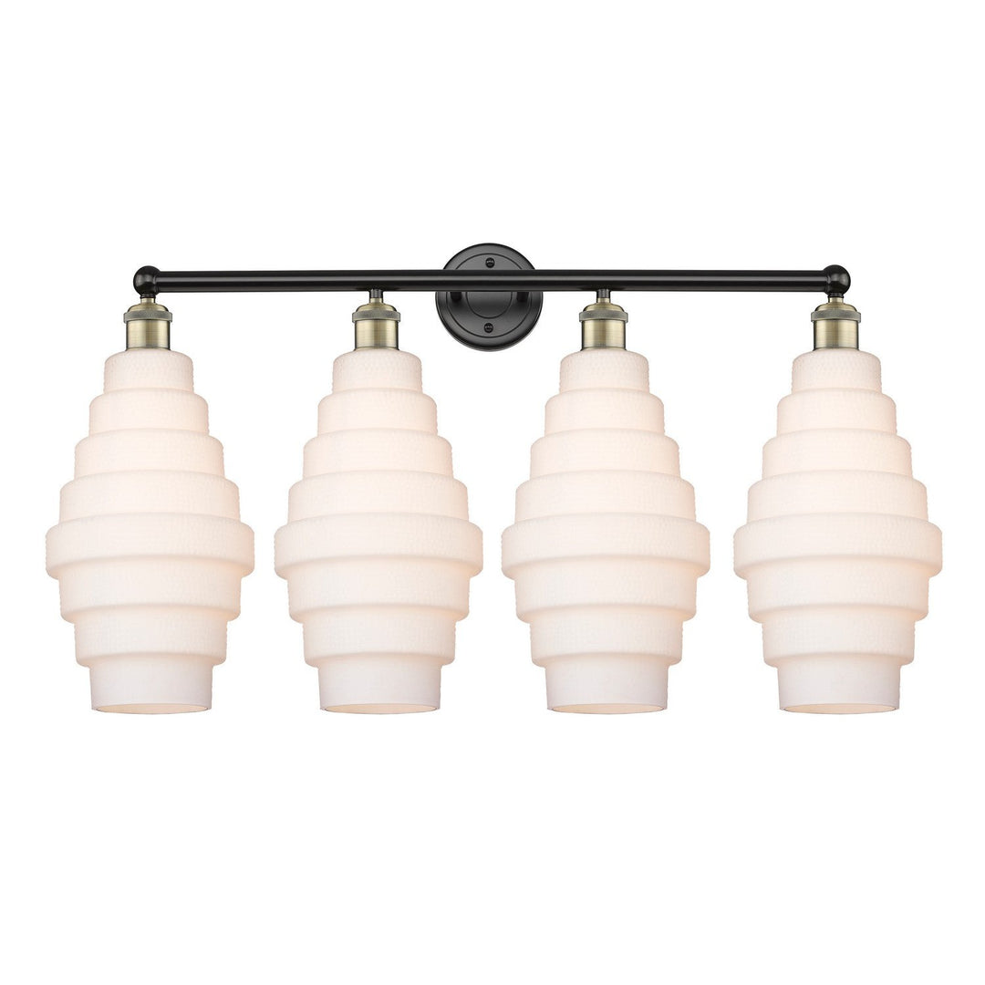 Innovations Downtown Urban 616-4W-BAB-G671-8 Bath Vanity Light 35 in. wide - Black Antique Brass