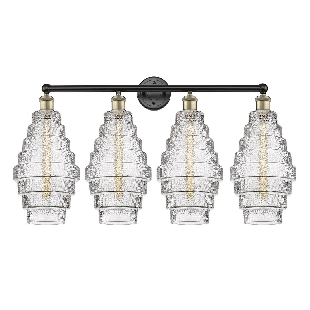 Innovations Downtown Urban 616-4W-BAB-G672-8 Bath Vanity Light 35 in. wide - Black Antique Brass
