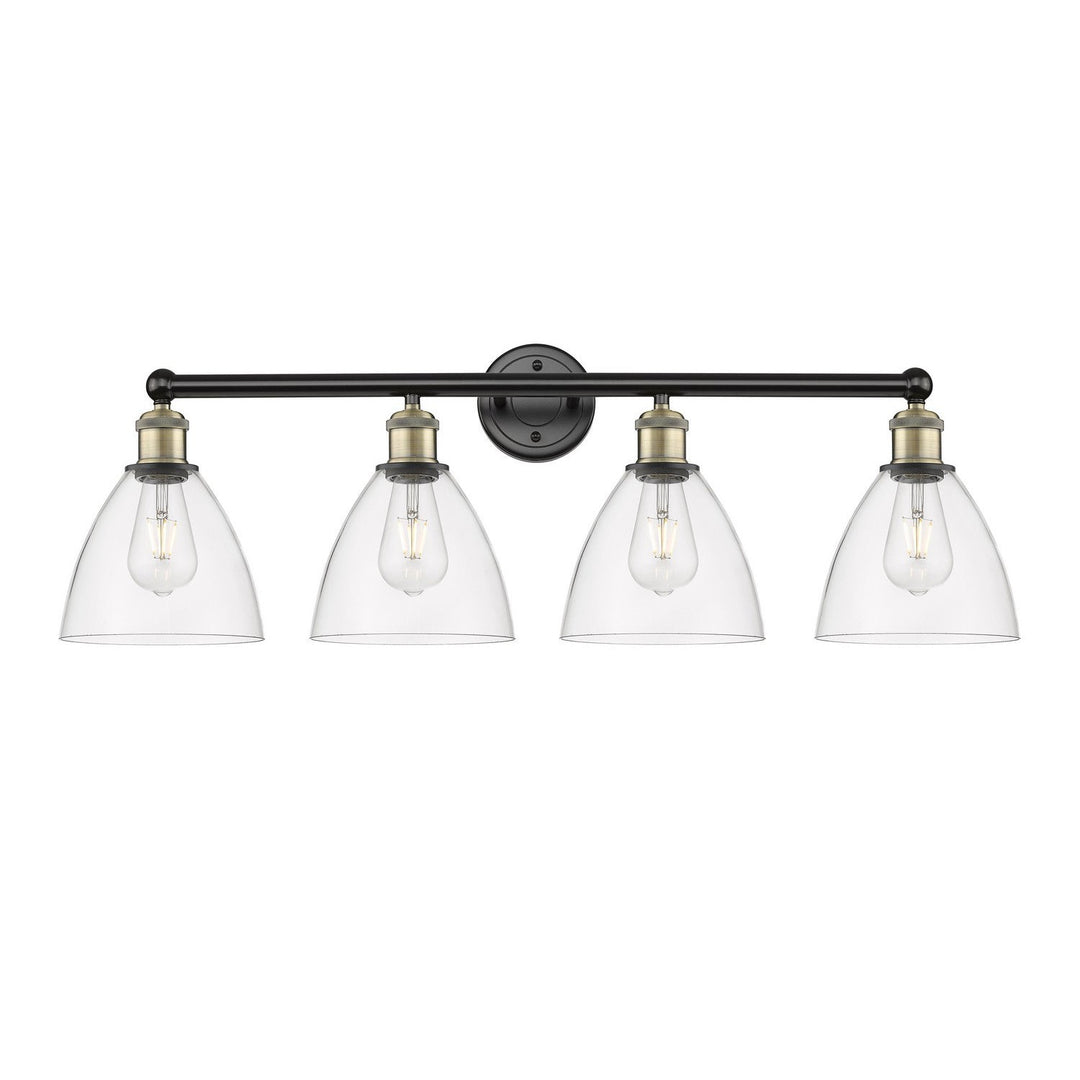 Innovations Edison 616-4W-BAB-GBD-752 Bath Vanity Light 35 in. wide - Black Antique Brass