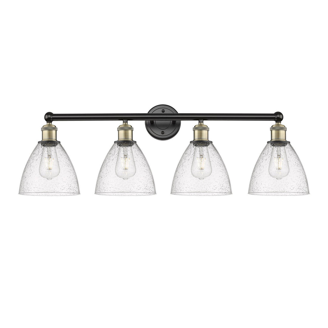 Innovations Edison 616-4W-BAB-GBD-754 Bath Vanity Light 35 in. wide - Black Antique Brass